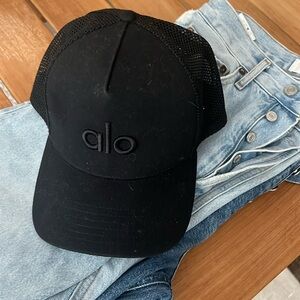 Alo never work trucker hat